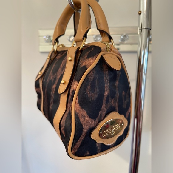 Victoria’s Secret Logo Angel Cute Leopard bag mini handbag - Picture 1 of 9